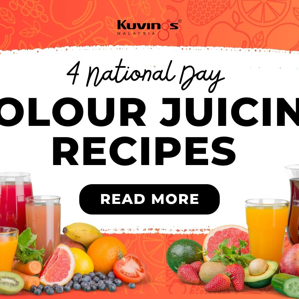 4 National Day Colour Juicing Recipes