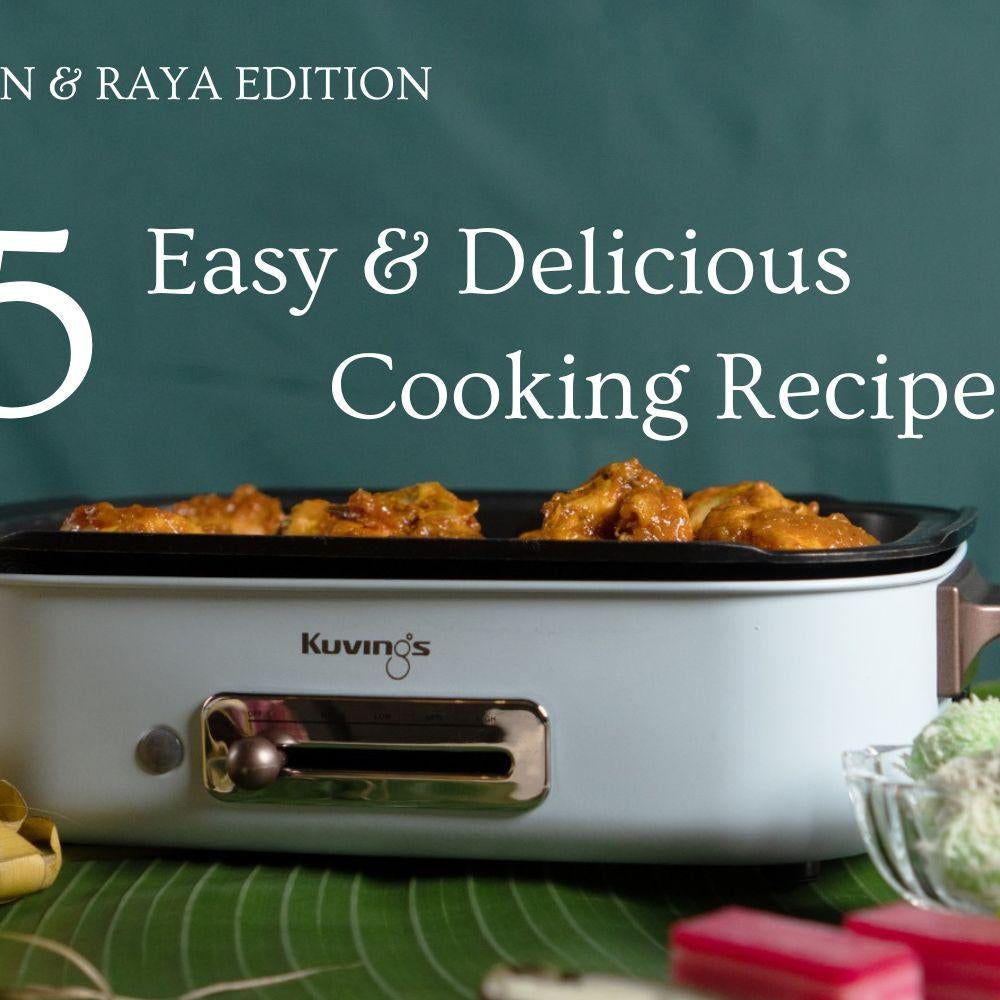 kuvings multicooker in a ramadan and raya background setting