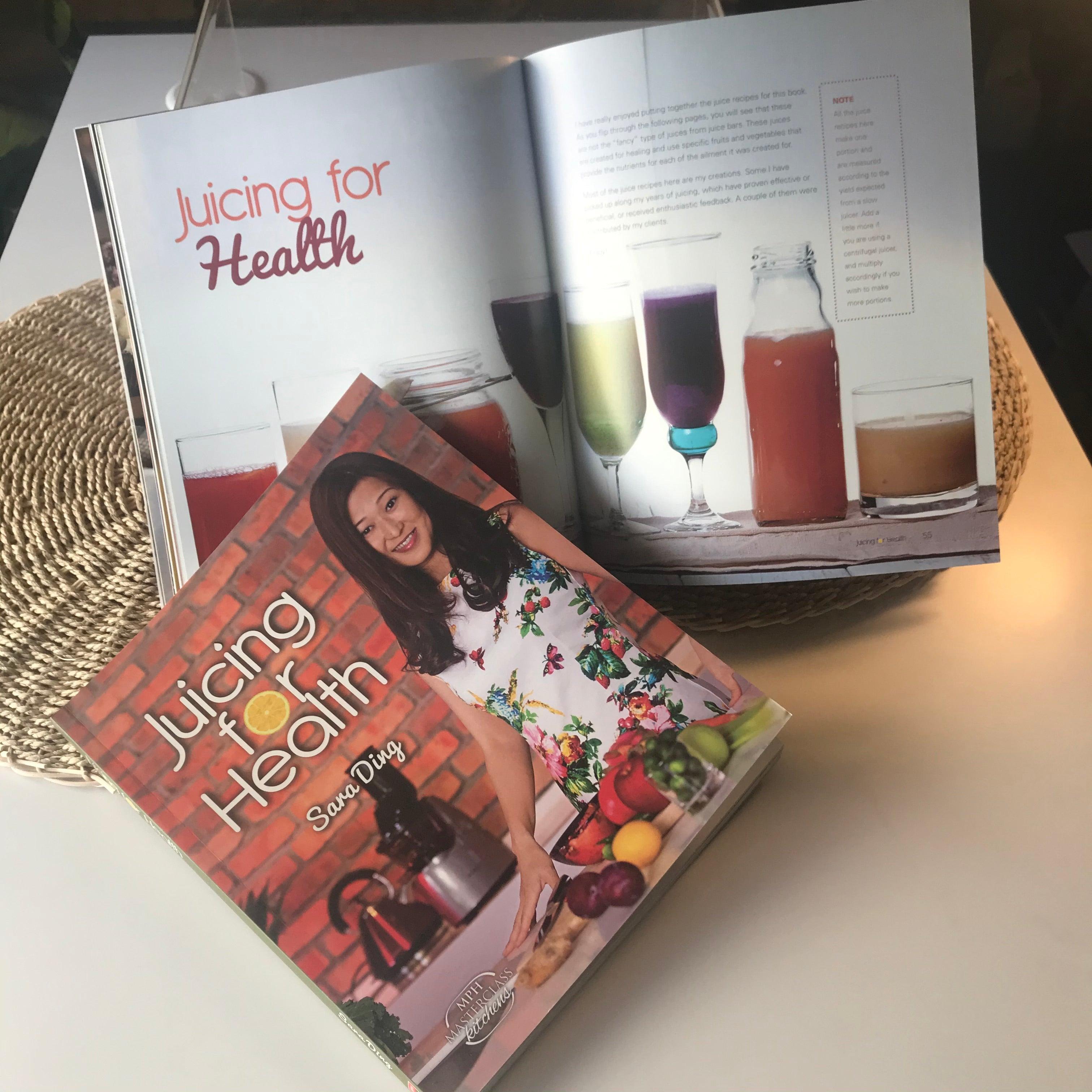 Sara Ding Juicing for Health Recipe Book - Kuvings.my