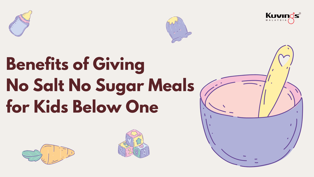 Benefits Of Giving NO SALT NO SUGAR Meals For Kids Below one - Kuvings.my