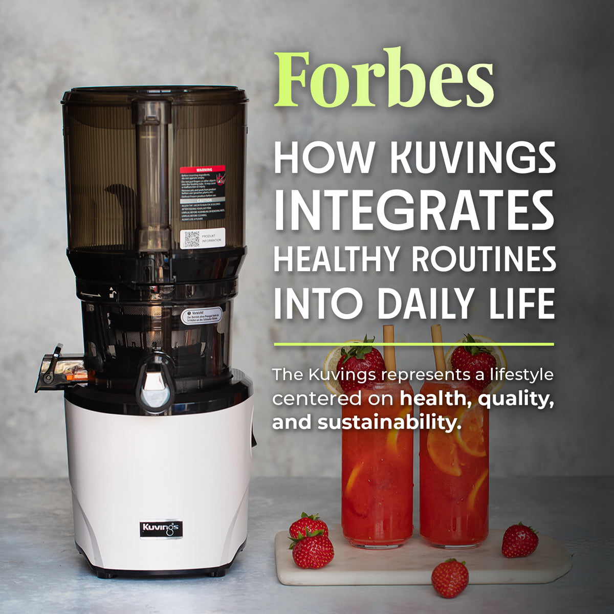 Cold Pressing, Redefined – How Kuvings Integrates Healthy Routines into Daily Life