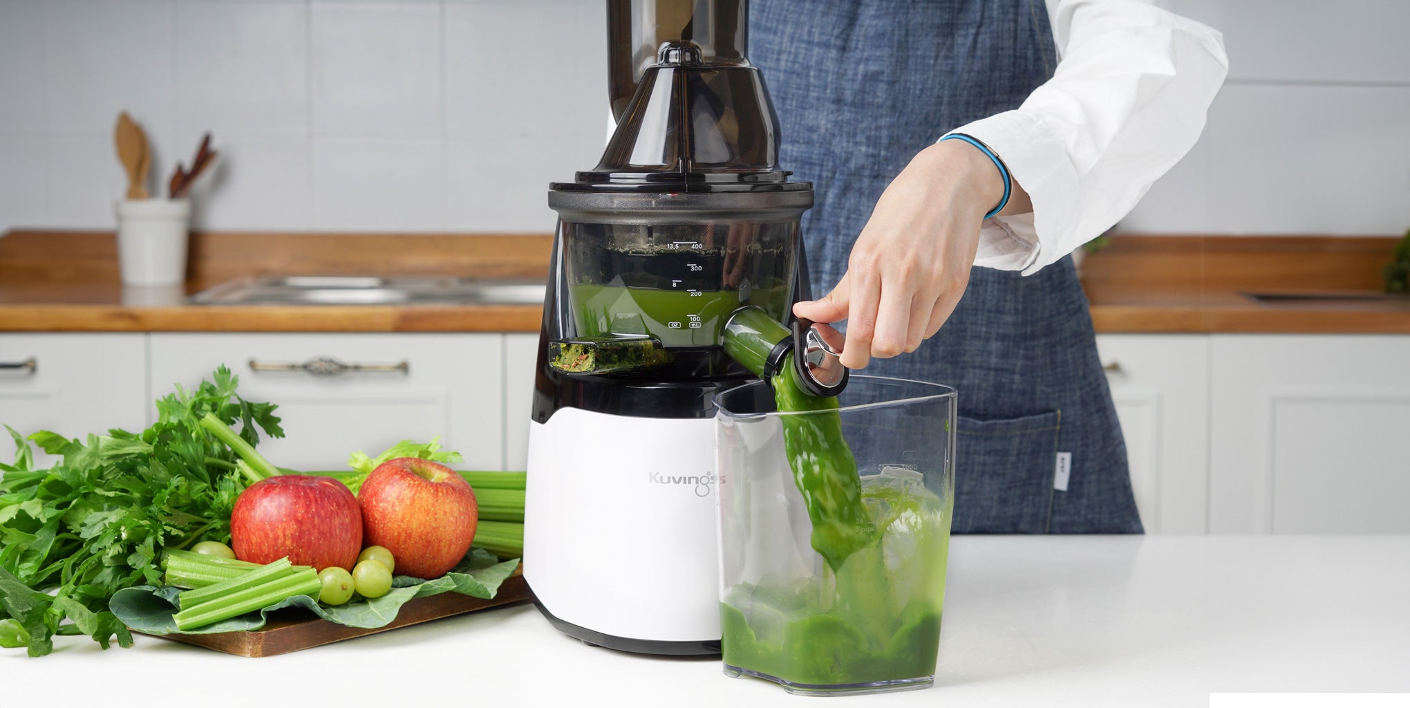 Kuvings EVO700 Best Value Juicer 5 Yrs Warranty, Free Sorbet Maker