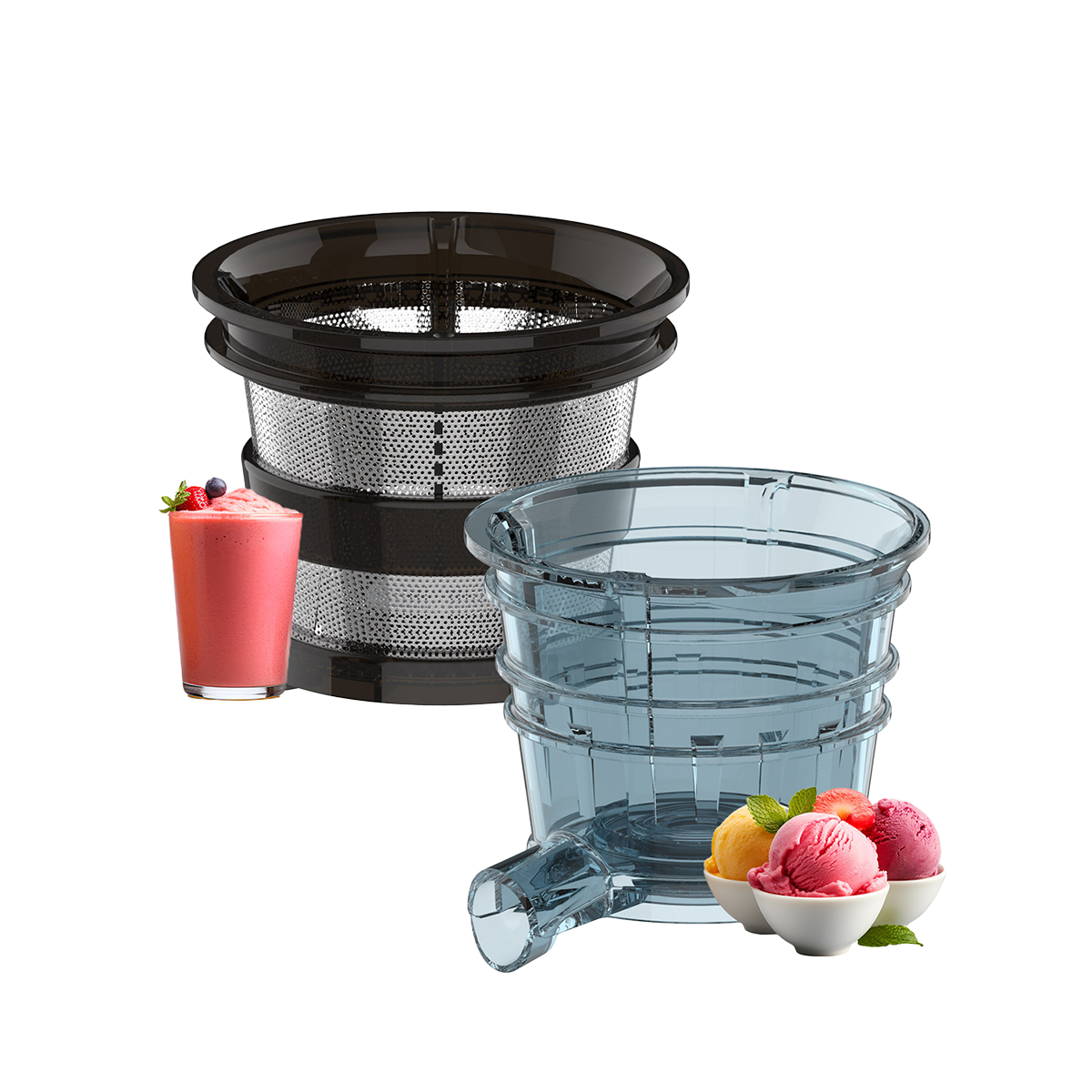 Ice Cream & Smoothie Maker set for AUTO10 Kuvings.my